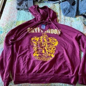 Harry Potter Women’s Hoodie - Maroon and Gold